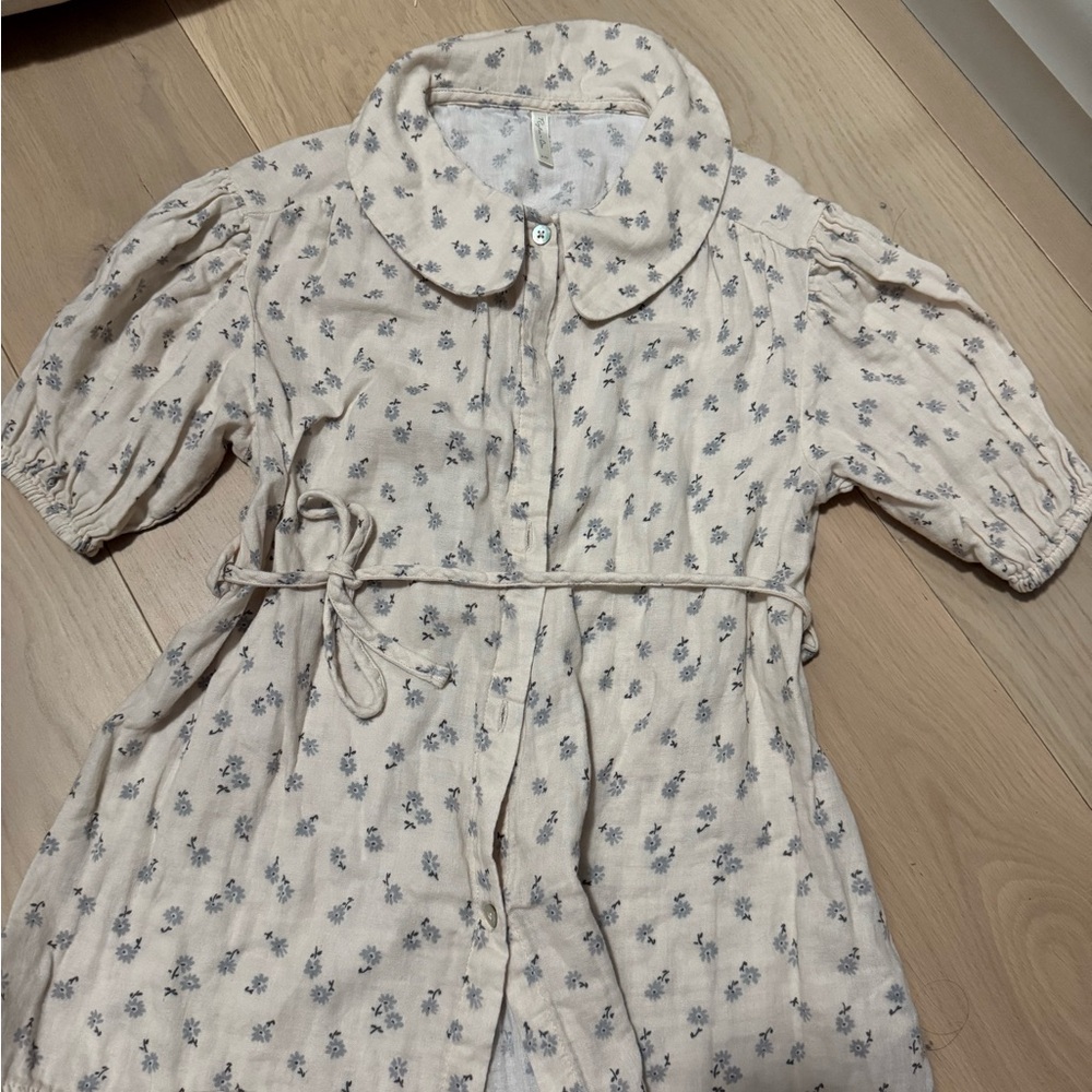 Rylee + Cru Cream Floral Dress